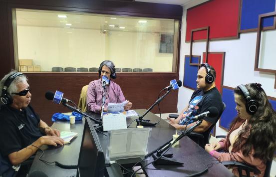 equipo balón sonoro en cabina de inciradio