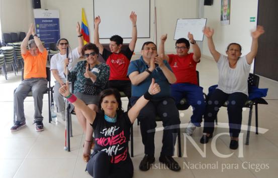 Grupo de Zumba, Instituto Nacional para Ciego
