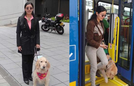 Luisa Moreno, frente al Instituto Nacional para Ciegos