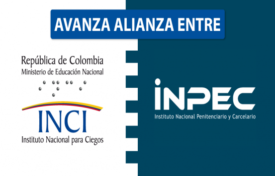 banner con el texto Avanza la alianza con el INPEC