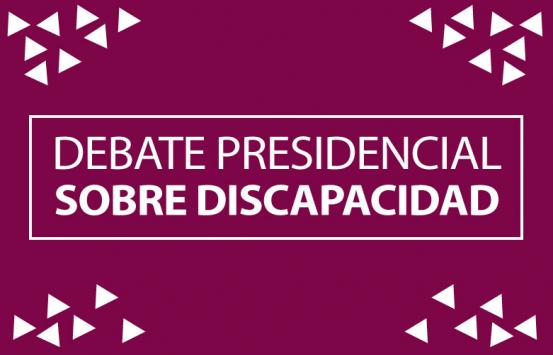 Texto en imagen "Debate Sobre discapacidad"
