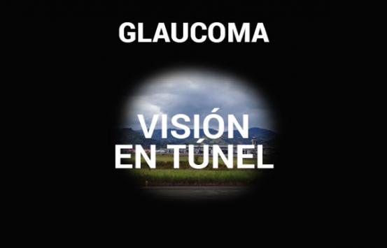 Imagen, mostrando como ve un ojo con visión de túnel