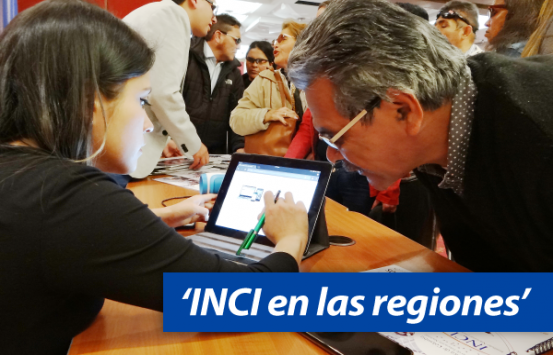 asistencia técnica en las regiones asesorando sobre accesibilidad web