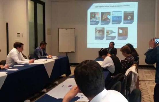 Santiago Rodríguez en la capacitación del encuentro de encuentro ‘Accesibilidad Páginas Web para Población con Discapacidad’