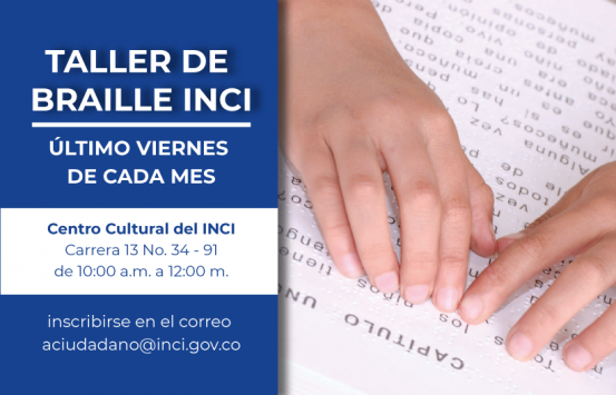 Imagen, Taller de Braille
