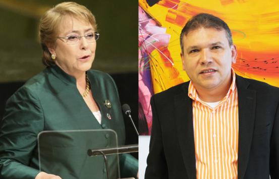 Michele Batcheler y Carlos parra Dussan